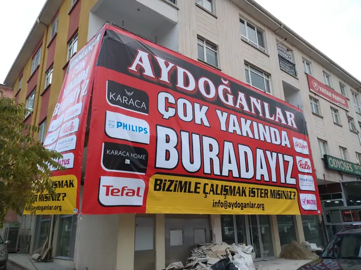 Folyo Branda Dijital Baskı uygulama örneği, Ankara