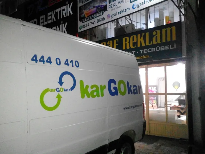 Kamyon Tır Araç Folyo Uygulama uygulama örneği, Ankara