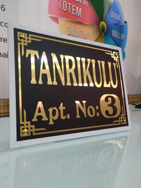 Ofis Tabelası uygulama örneği, Ankara