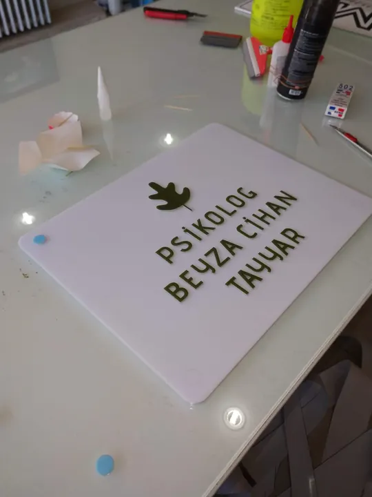 Ofis Tabelası uygulama örneği, Ankara