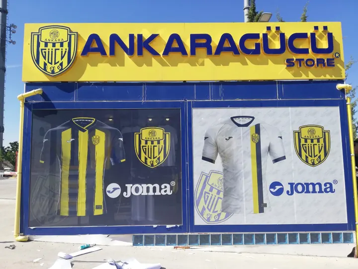 Pleksi Tabela uygulama örneği, Ankara